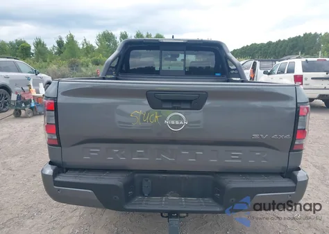 2022 Nissan Frontier King Cab Sv 4X4 z USA, uszkodzony, nr VIN 1N6ED1CM9NN658700